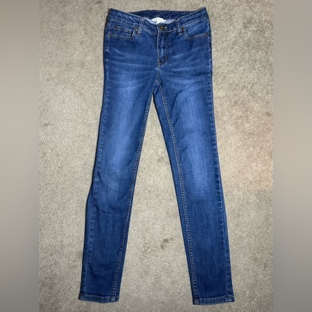 Matilda Jane Womens Skinny Jeans Medium Wash Blue Denim Size 28